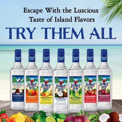 Parrot Bay Coconut Rum - 750ml Plastic Bottle