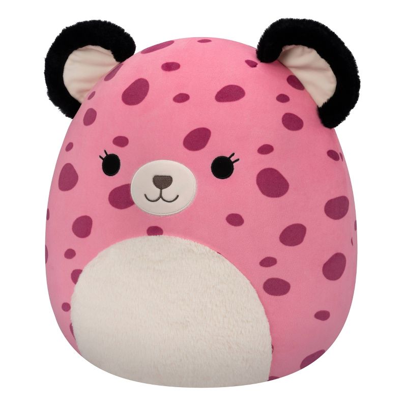 Squishmallows 16&#34; Jalisca the Pink Leopard with Fuzzy Belly Plush Toy, 3 of 12