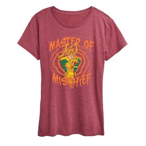 Women's - Marvel - Loki Master Of Mischief Short Sleeve Graphic T-Shirt - 1 of 4
