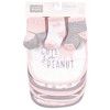 Hudson Baby Infant Girl Cotton Bib and Sock Set 8pk, Pink Elephant - 2 of 2