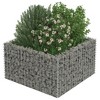 vidaXL Gabion Raised Bed Galvanized Steel 35.4"x35.4"x19.7" - 4 of 4
