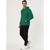Lars Amadeus Men's Pullover Solid Long Sleeves Hooded Sweatshirts with Pocket - 4 of 4