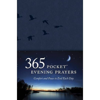365 Pocket Evening Prayers - by  David R Veerman (Leather Bound)