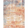 Hauteloom Kugluktuk Abstract Rust Red Performance Rug - 3 of 4