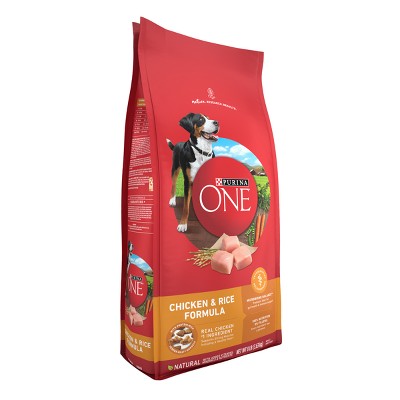 Purina ONE Natural Chicken & Rice Formula Dry Dog Food - 8 lbs