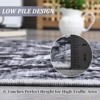Coolmee Area Rug for Living Room, Washable Rug Low Pile Retro Accent Floral Rug Non-Slip Foldable Carpet for Bedroom, Dining Room - 4 of 4