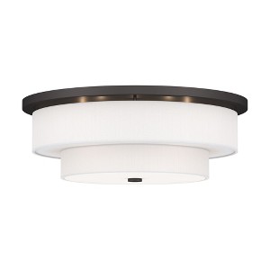 Livex Lighting Meridian 5 - Light Flush Mount in  Bronze - 1 of 4