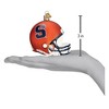 Old World Christmas Blown Glass Ornament for Christmas Tree, Syracuse University Football Helmet - 3 of 3