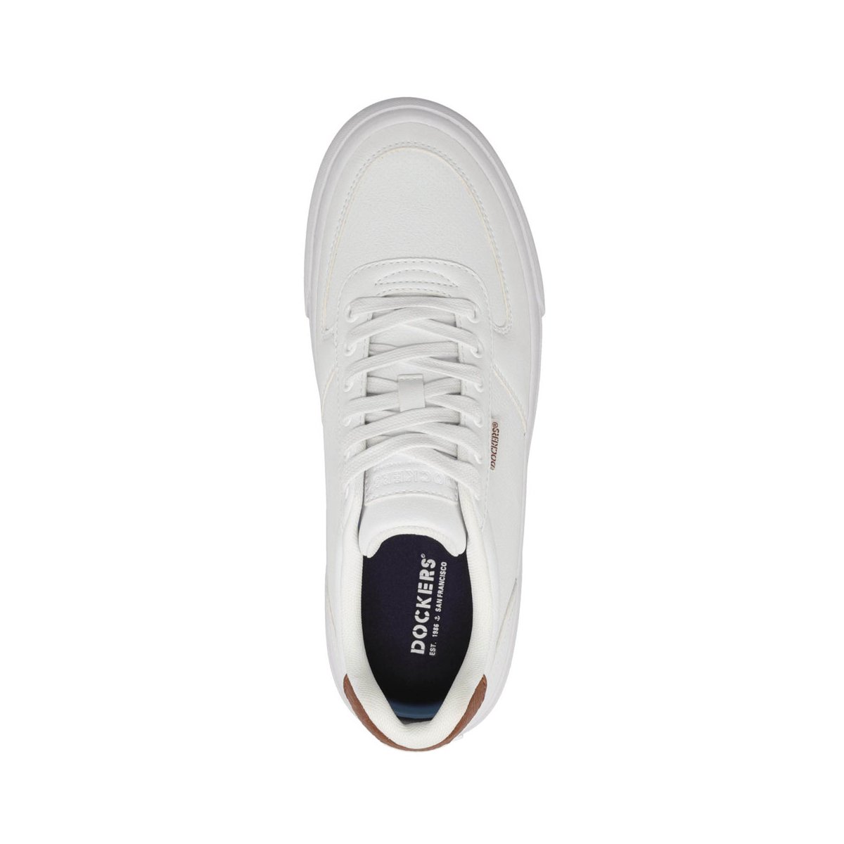 Мужские Dockers Mens McCoy Casual Sneaker, White/ Tan, Size 13 — фото 2