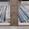 Ombre Runner Rug - Modern abstract low-pile carpet, non-shedding for bathroom, kitchen & hallways - 4 of 4
