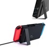 Insten Portable 10000mAh Backup Case Charger Power Bank Powerbank Battery w/Stand for Nintendo Switch - Black - image 4 of 4