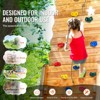 VEVOR 25 Rock Climbing Holds,Multi-Size and Colored Climbing Rocks for Kids and Adults,Rock Wall Holds with Knotted Rope,Handles and Mounting Hardware - 3 of 4