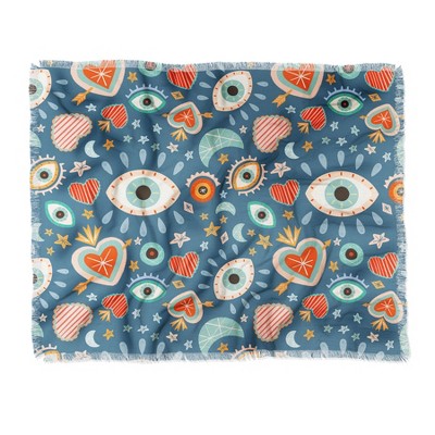 Carey Copeland Written in the Stars Milagros Woven Throw Blanket - Deny Designs
