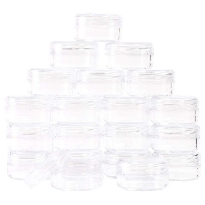 Juvale 60 Pack Small Reusable Empty Cosmetic Storage Containers (0.10 oz)