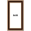 PosterPalooza | Panoramic Weathered Gold Picture Frame - UV Acrylic, Foam Board Backing, Hanging Hardware - 2 of 4