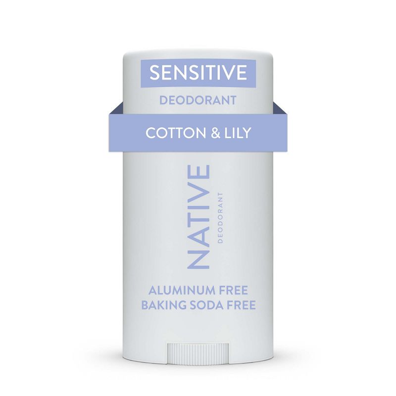 Native Sensitive Deodorant - Cotton &#38; Lily - No Baking Soda - 2.65 oz, 1 of 15