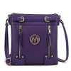MKF Collection Lilian Vegan Leather Women’s Crossbody Purse Functional by Mia K - 2 of 4