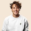 Dalix Lightning (Glow in the Dark) Embroidered Crewneck Fleece Sweatshirt Pullover Mens - 3 of 4