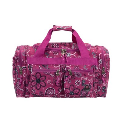 Rockland Pink Bandana 19-in. Tote Bag