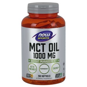 MCT Oil 1000 mg by Now Foods  -  150 Softgel - 1 of 2