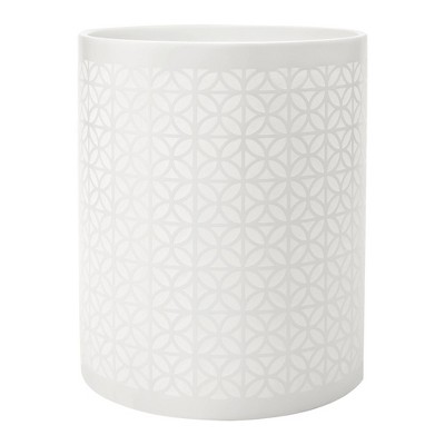 Felix Wastebasket White - Allure Home Creations