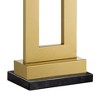 360 Lighting Marshall Modern Table Lamp with Black Marble Riser 30" Tall Champagne Gold Oatmeal Shade for Bedroom Living Room Bedside Nightstand House - 4 of 4