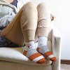 NCAA Texas Longhorns Neapolitan Stripe Fuzzy Socks - 2 of 3