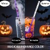 Kitcheniva Halloween Color-Changing Reusable Straws – Durable Plastic for Cold Drinks & Bar Use 12 Pcs - 3 of 4