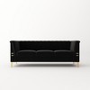 NicBex Couches for Living Room 83" Sofa Velvet Upholstered 3-Seat Couch Soft Sponges Modern Designs Sofa with Gold Legs for Apartment - 2 of 4