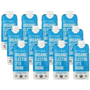 Nooma Organic Blueberry Peach Electrolyte Drink - Case of 12/16.9 oz - 1 of 4