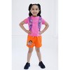 Nickelodeon Dora the Explorer Cosplay T-Shirt and French Terry Shorts Outfit Set Sizes (2T - 7-8) - 2 of 4