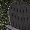 Okak Oversized Patio Folding Adirondack Chair,Set of 2,Premium Acacia Accent Chair Dining Chair for Garden&Backyard,Outdoor Lounge Chair - 3 of 4