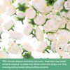 Unique Bargains Silk Plastic Small Faux Rose Artificial Flower Heads 1.2 inch - 2 of 4