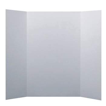 Tri-Fold White/White Foam Board Project, 36x48, 12/case