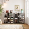 HOMLUX 6 Tier Shoe Rack Freestanding Shoe Organizer, Holds 13 Pairs - 3 of 4