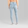 Women's Super-High Rise Distressed Skinny Jeans - Wild Fable™ Light Wash - image 3 of 3