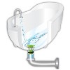 TubShroom (Blue) The Hair Catcher That Prevents Clogged Tub Drains, Drain Protector for Bathtub - 2 of 4