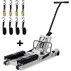 Hydraulic Motorcycle Lift Jack,1500 LBS Capacity ATV Scissor Jack Lift Jack with 4 Wheels and Tie Down, Hydraulic Foot-Operated Hoist for Motorcycle - 3 of 4