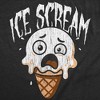 Womens Funny T Shirts Ice Scream Sarcastic Horror Graphic Novelty Tee For Ladies - Crazy Dog Women's T Shirt For Halloween Season - 2 of 4