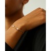 Molenia Gold Plated Pearl Bracelet for Women, 925 Sterling Silver Pearls Bead Bracelet, Charm Boho Summer Beach Bracelet Jewelry - 4 of 4