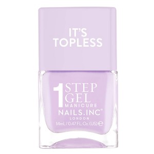 Nails.INC It’s Topless, 4-in-1 Base Coat, Treatment, Color and Top Coat 1-Step Gel Nail Polish - 0.47 fl oz - 1 of 4