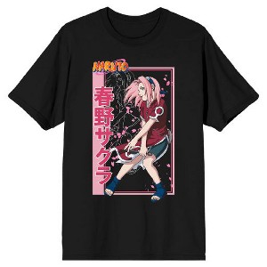 Naruto Sakura Haruno Men's Black T-shirt - 1 of 1