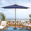 LOVMOR 7.5ft * 7.5ft Patio Umbrella with Crank and Push Button Tilt,Red - 4 of 4