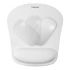 Insten Mouse Pad with Wrist Support and Keyboard Wrist Rest, Ergonomic, Easy Typing, Memory Foam For Gaming Office, Trapezoid S, White - 2 of 4