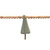 Wood Bead and Felt Pine Tree Garland (Set of 2) - 3 of 4