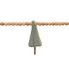 Melrose Baeded Pine Tree Garland (Set of 2) - image 3 of 4