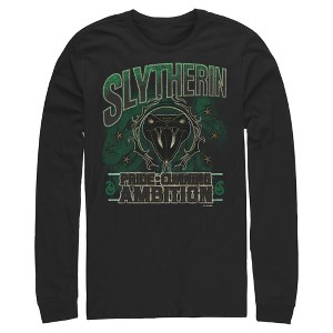 Mens Harry Potter Slytherin Pride and Ambition Long Sleeve Shirt - 1 of 4