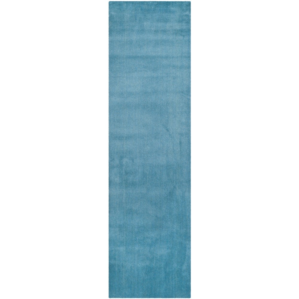  Solid Tufted Runner Blue