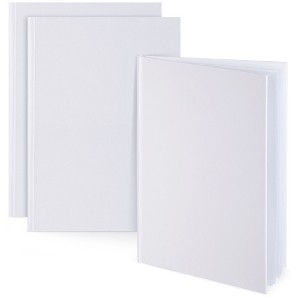 Paper Junkie 3 Pack Hardcover Books for Kids to Write Stories, Unlined Sketchbook Journal, 36 Pages (7 x 10 In) (Blank inside) - 1 of 4