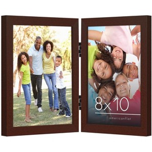 Americanflat Hinged Picture Frame with shatter-resistant glass - Available in a variety of sizes and styles - 1 of 4